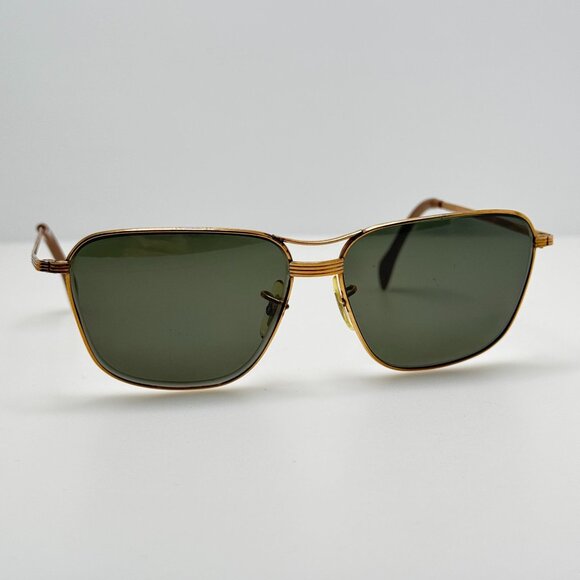 American Optical Sunglasses Pilot CN97T Vintage Retro Glass Lenses - Picture 1 of 8